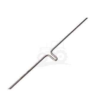 Drut pióra sita prosty z zaczepem 28 mm (1m)