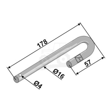 SWORZEŃ SPRĘŻYSTY RESORA 057089 IND