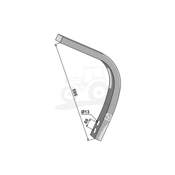 ELEMENT DOLNY ZĘBA 30X30 IND