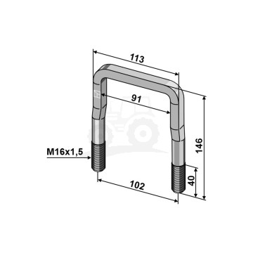 JARZEMKO 113X146 M16X1,5 IND
