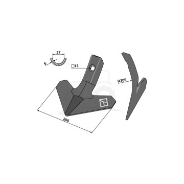 GĘSIOSTOPKA 200MM IND