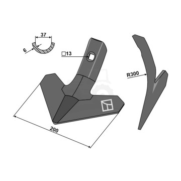 GĘSIOSTOPKA DURAFACE 200MM IND