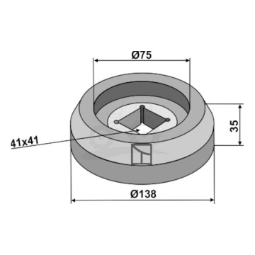 KOŁNIERZ WEWNĘTRZNY FI=138 IND