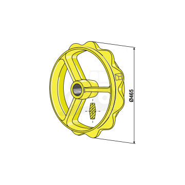PIERŚCIEŃ WAŁU DOGNIATAJĄCEGO 480MM IND