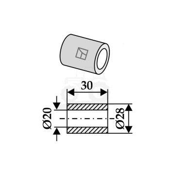 TULEJKA 20X28X30 IND