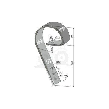 SPRĘŻYNA SKROBAKA 80X10 IND