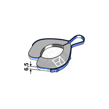 OGRANICZNIK GŁĘBOKOŚCI NIEBIESKI 6MM IND