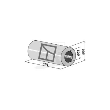 TULEJA DYSTANSOWA 80X164 IND