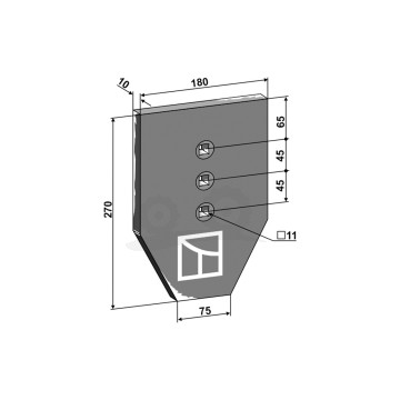 PŁYTKA ROBOCZA 180X270 IND