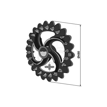 KOŁO WYRÓWNUJĄCE CROSKILL 480MM IND