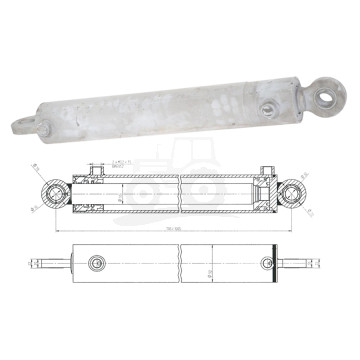 Cylinder 80/50/460