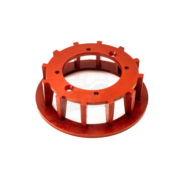 Rolka żeliwna z kołnierzem 102