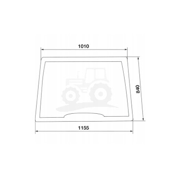 Szyba przednia 25/4200-80