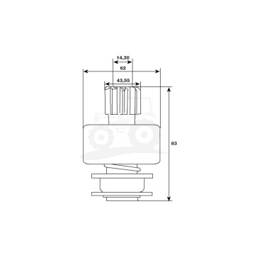 Zespół sprzegajacy Typ.BOSCH HC-CARGO 333344