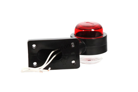Lampa zespolona obrysowa przednio-tylna, 12V-24V + przewody 12cm LgY-S 0,75mm2