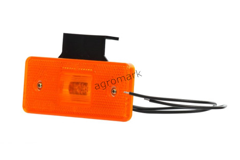Lampa zespolona pozycyjna boczna, 12V-24V + przewody 22cm LgY-S 0,75mm2, diody