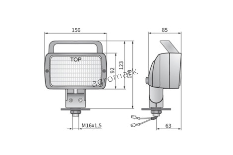 Lampa robocza