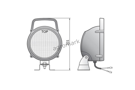 Lampa robocza