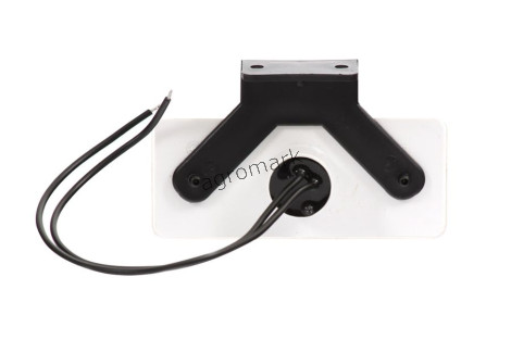 Lampa zespolona obrysowa przednia, 12V-24V + przewody 22cm LgY-S 0,75mm2, diody