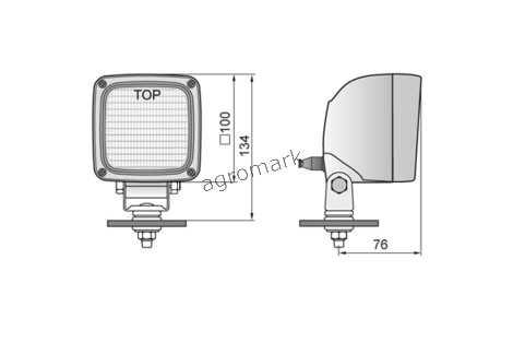 Lampa robocza + ZARÓWKA H3 53351050