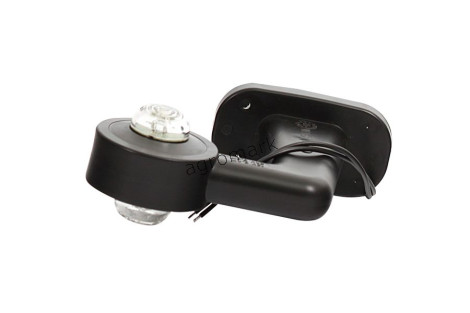 Lampa zespolona obrysowa przednio-tylna lewa, 12V-24V + przewody 23cm LgY-S 0,75mm2, diody