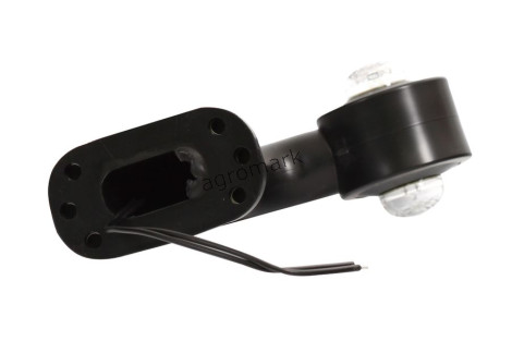 Lampa zespolona obrysowa przednio-tylna lewa, 12V-24V + przewody 18cm LgY-S 0,75mm2, diody