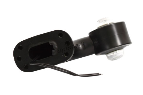 Lampa zespolona obrysowa przednio-tylna prawa, 12V-24V + przewody 18cm LgY-S 0,75mm2, diody