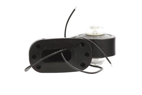 Lampa zespolona obrysowa przednio-tylna prawa, 12V-24V + przewody 29cm LgY-S 0,75mm2, diody