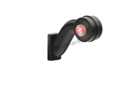 Lampa zespolona obrysowa przednio-tylna prawa, 12V-24V + przewody 25cm LgY-S 0,75mm2, diody