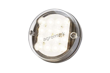 Lampa cofania, jednofunkcyjna, 12V + przewody 38cm LgY-S 0,75mm2, diody