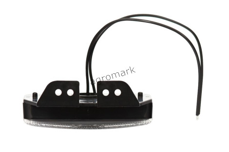 Lampa zespolona obrysowa przednia, 12V-24V + przewody 22cm LgY-S 0,75mm2, diody