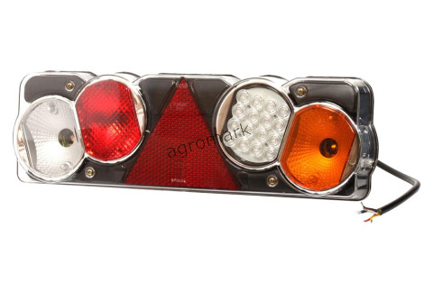 Lampa zespolona tylna prawa, 24V + przewody 60cm YLY-S 6x0,75mm2, diody