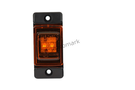 Lampa pozycyjna boczna, jednofunkcyjna, 12V-24V + przewody 22cm LgY-S 0,75mm2, diody