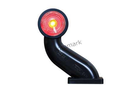 Lampa zespolona obrysowa przednio-tylna prawa, 12V-24V + przewody 25cm LgY-S 0,75mm2, diody