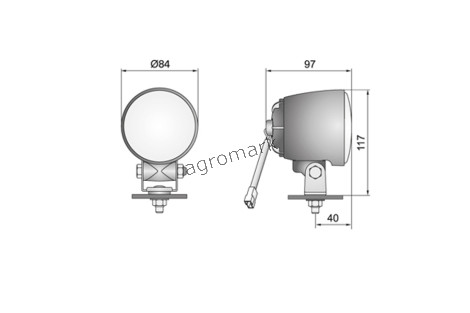 Lampa robocza