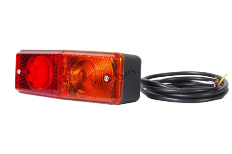 Lampa zespolona tylna, 12V-24V + przewody 200cm YLY-S 4x0,75mm2, diody