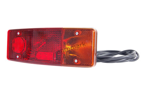 Lampa zespolona tylna prawa, 12V-24V + przewody 200cm YLY-S 4x0,75mm2, diody