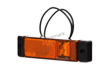Lampa zespolona pozycyjna boczna, 12V-24V + przewody 21cm LgY-S 0,75mm2