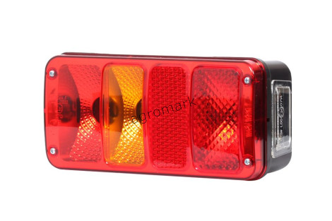 Lampa zespolona tylna z urządzeniem odblaskowym lewa, 12V-24V