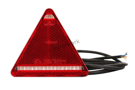 Lampa zespolona tylna lewa, 12V-24V + przewody 185cm YLY-S 5x0,75mm2, diody