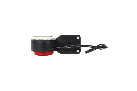Lampa zespolona obrysowa przednio-tylna, 12V-24V + przewody 36cm LgY-S 0,75mm2, diody