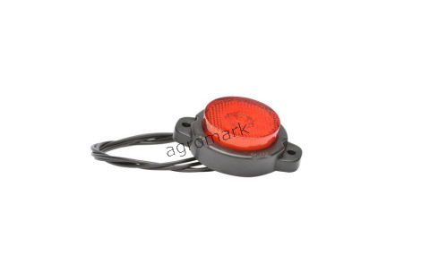 Lampa obrysowa tylna, jednofunkcyjna, 12V-24V + przewody 20cm LgY-S 0,75mm2, diody