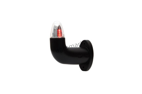 Lampa zepolona obrysowa przednio-tylna lewa, 12V-24V + przedowy 23cm LgY-S 0,75mm2, diody