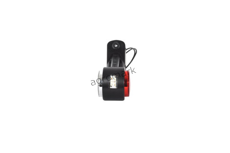 Lampa zespolona obrysowa przednio-tylna i pozycyjna boczna prawa, 12V-24V + przewody 27cm LgY-S 0,75mm2, diody