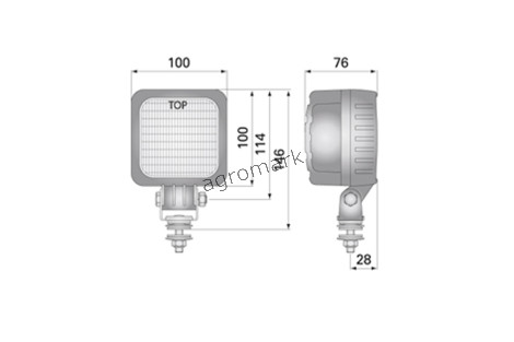 Lampa robocza LED