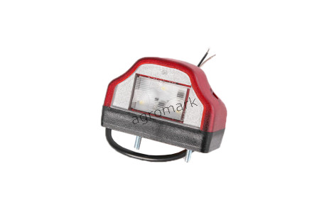 Lampa oświetlenia tablicy rejestracyjnej HOR47 czerwona diodowa 12/24V
