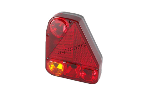 Lampa zespolona tylna z trójkątem odblaskowym  HOR56 (narożna prawa ze światłem przeciwmgielnym)