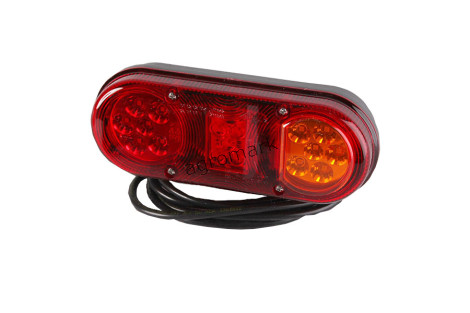 Lampa zespolona tylna HOR76 diodowa 12/24V prawa (bez oświetlenia tablicy rejestracyjnej)
