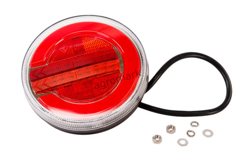 Lampa tylna lewa LED 12-24V OKRĄGŁA