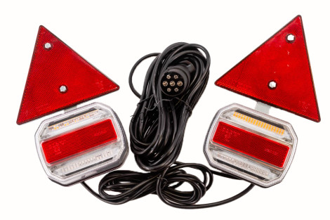 Lampa zespol.LED z kier.dynamicznym + trójkąt